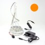 Ruban led orange de 2,5 mètres avec interrupteur et alimentation secteur