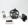 Kit ruban LED RGB 30LED/m IP20 5m contrôleur multizone 220V