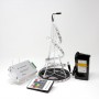 Kit ruban LED RGB 60LED/m IP20 2m50 contrôleur RF avec batterie 4200mAh