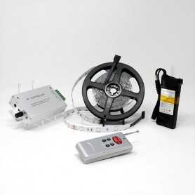 Kit ruban LED RGB 30LED/m IP20 5m capteur son avec batterie 1800mAh