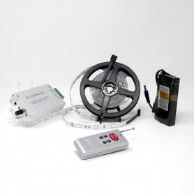 Kit ruban LED RGB 30LED/m IP20 5m capteur son avec batterie 4200mAh