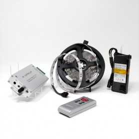 Kit ruban LED RGB 60LED/m IP20 5m capteur son avec batterie 1800mAh