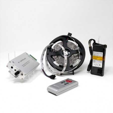 Kit ruban LED RGB 60LED/m IP20 5m capteur son avec batterie 1800mAh