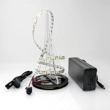 Kit ruban LED blanc neutre 204LED/m IP20 5m 220V