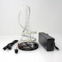 Kit ruban LED blanc froid 204LED/m IP20 5m 220V