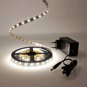 Kit bande led blanc neutre 60led/m IP20 5m 220V