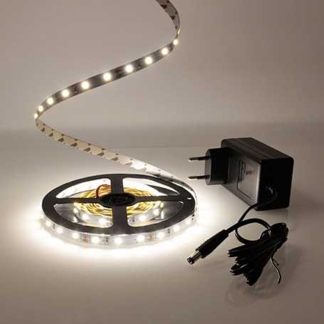 Kit ruban LED blanc neutre 60LED/m IP20 2m50 220V