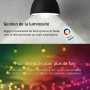 Ampoule LED connectée RGB+CCT E27 9W Mi-Light