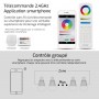 Ampoule LED connectée RGB+CCT E27 9W Mi-Light