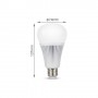 Ampoule LED connectée RGB+CCT E27 9W Mi-Light