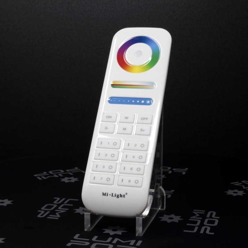 Télécommande LED RGBW/RGB+CCT 8 zones Mi-Light (MiBOXER) au détail