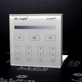 Panneau tactile LED Variateur 4 zones à piles Mi-Light