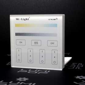 Panneau tactile LED CCT 4 zones à piles Mi-Light