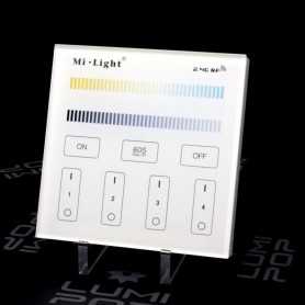 Panneau tactile LED CCT 4 zones 220V Mi-Light