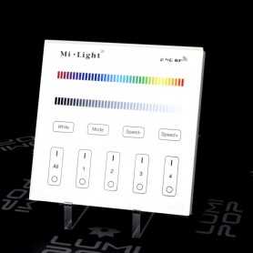 Panneau tactile LED RGB/RGBW 4 zones 220V Mi-Light