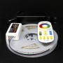Kit ruban LED RGB+W 60LED/m 5m avec contrôleur RF multizone 220V
