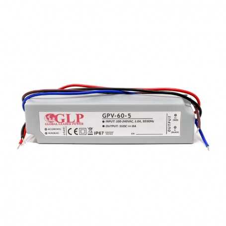 Alimentation LED étanche 220V/5V - 40W
