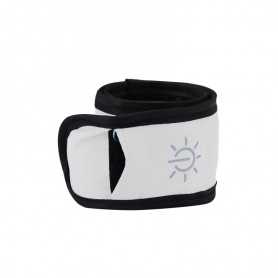 Bracelet lumineux LED blanc étanche pour sortie sportive