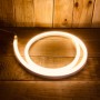 Néon LED flexible blanc chaud 220V direct étanche. Vendu au mètre