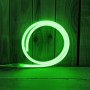 Néon LED flexible vert 220V direct étanche. Vendu au mètre