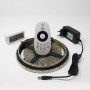 Kit ruban LED CCT 2en1 blanc variable 120LED/m étanche 2m50 contrôleur multizone 220V