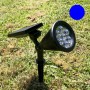 Spot solaire LED bleu 60 lumens