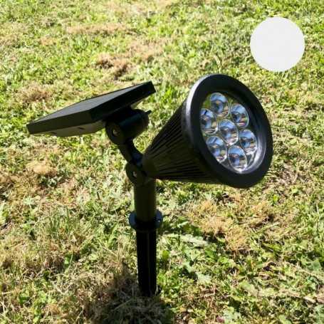 Spot solaire LED blanc froid 60 lumens