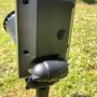 Bouton on/off au dos du panneau solaire