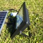 Patte de fixation rotative pour une installation simple du projecteur solaire