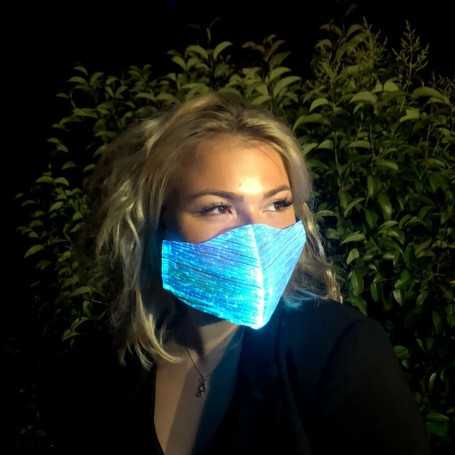 Masque lumineux multicolore