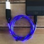 Cordon de recharge Micro USB lumineux bleu pour Smartphone