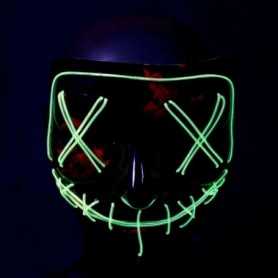 Masque lumineux La Purge vert