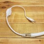 Néon LED flexible 360 rond blanc froid 220V direct étanche. Vendu au mètre