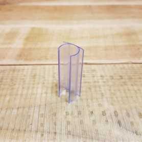 U de fixation transparent de 5cm pour néon LED rond 360 degrés