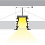 Profilé LED aluminium DEEP de 1m NOIR au détail