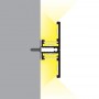Profilé LED aluminium BACK de 1m au détail