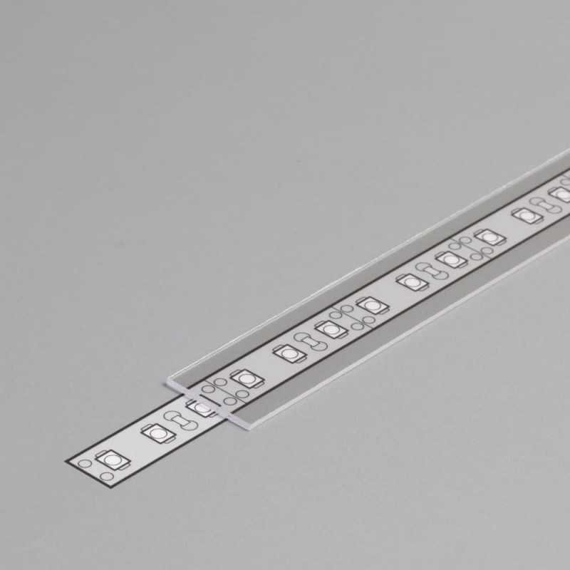 Diffuseur transparent de 1m à glisser de TYPE B