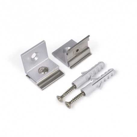 Supports 90 degrés pour profilé LED ARC de type U5-2 (x2)