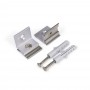 Supports 90 degrés pour profilé LED ARC de type U5-2 (x2)