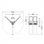 Support spécial PLACO pour profilé LED DEEP de TYPE X-2