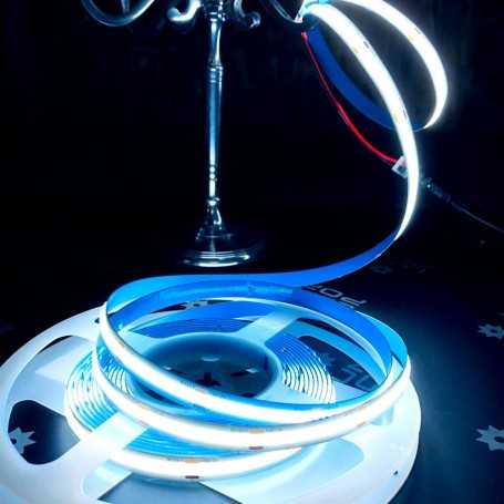 KIT ruban LED COB 220V blanc froid 5m avec télécommande RF PREMIUM