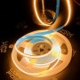 KIT ruban LED COB sans points à piles blanc SUPER chaud 5m avec flasheur et télécommande