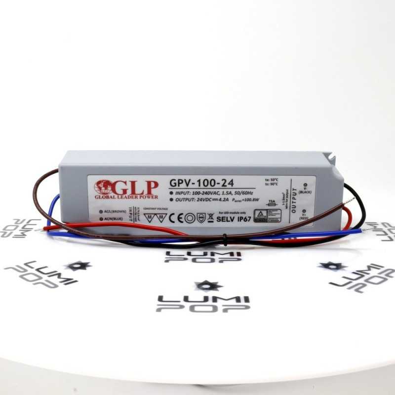 Alimentation LED étanche 220V/24V - 100W
