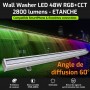 Wall Washer LED connecté étanche RGB+CCT 48W 220V Mi-Light (MiBOXER)