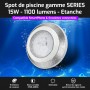 Projecteur LED de piscine connecté RGB+CCT 15W gamme SERIES Mi-Light (MiBOXER)