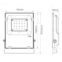 Projecteur LED connecté étanche RGB+CCT 20W 220V Mi-Light (MiBOXER)