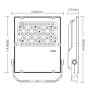 Spot LED de jardin connecté étanche RGB+CCT 50W 220V Mi-Light (MiBOXER)