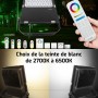 Spot LED de jardin connecté étanche RGB+CCT 50W 220V Mi-Light (MiBOXER)