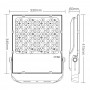 Spot LED de jardin connecté étanche RGB+CCT 100W 220V Mi-Light (MiBOXER)