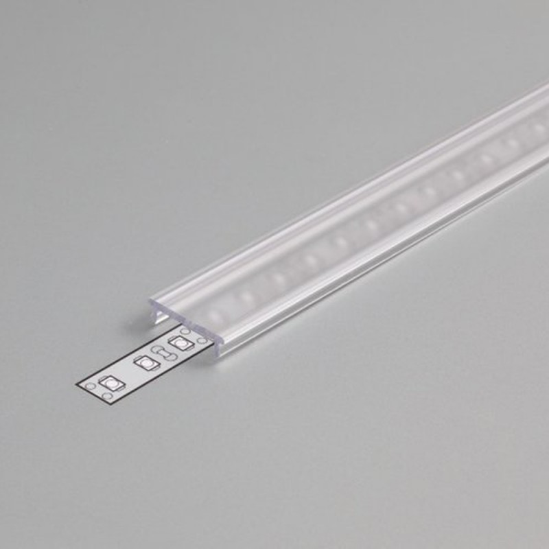 Diffuseur transparent de 1m à clipser de TYPE F